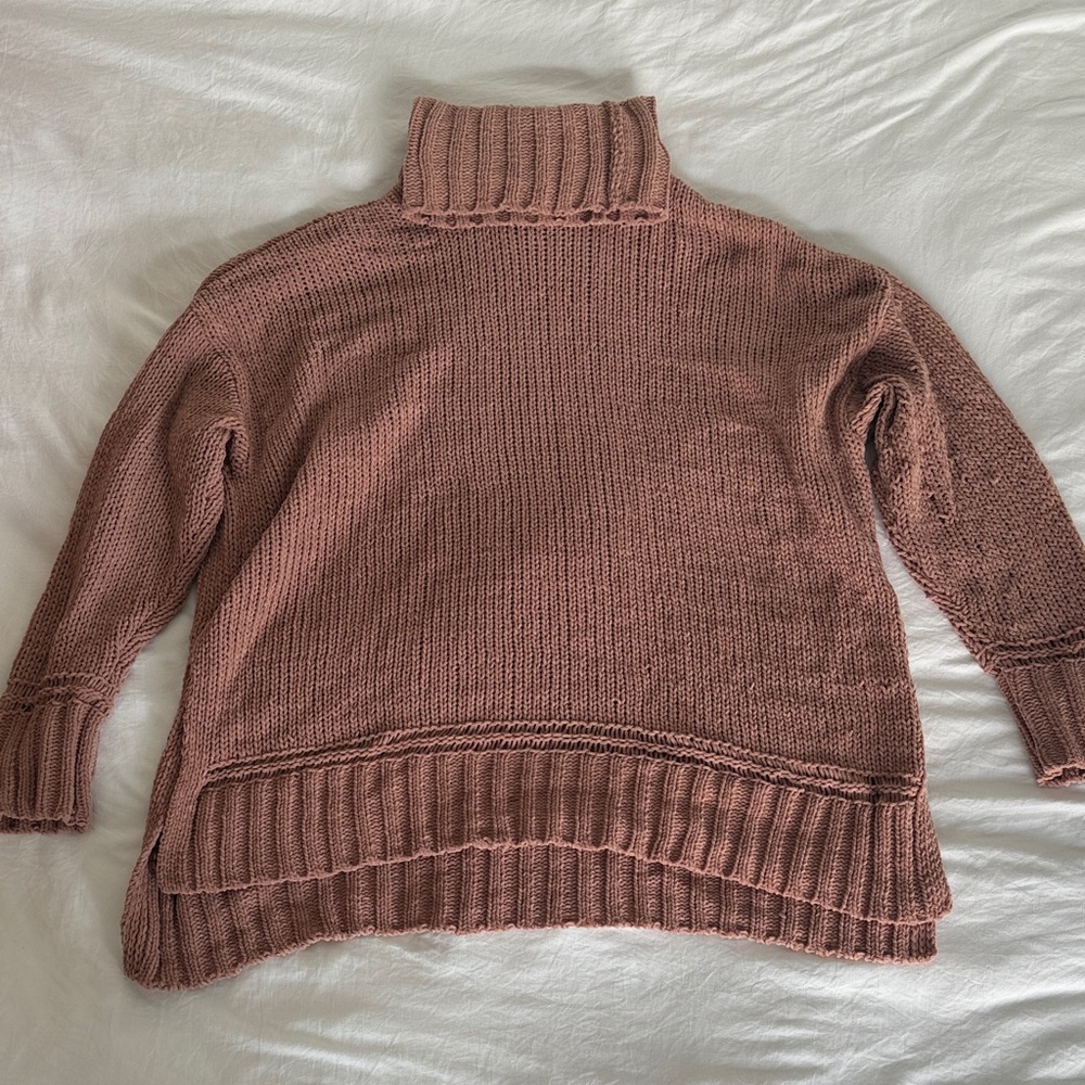 Aerie Mauve Turtleneck Sweater